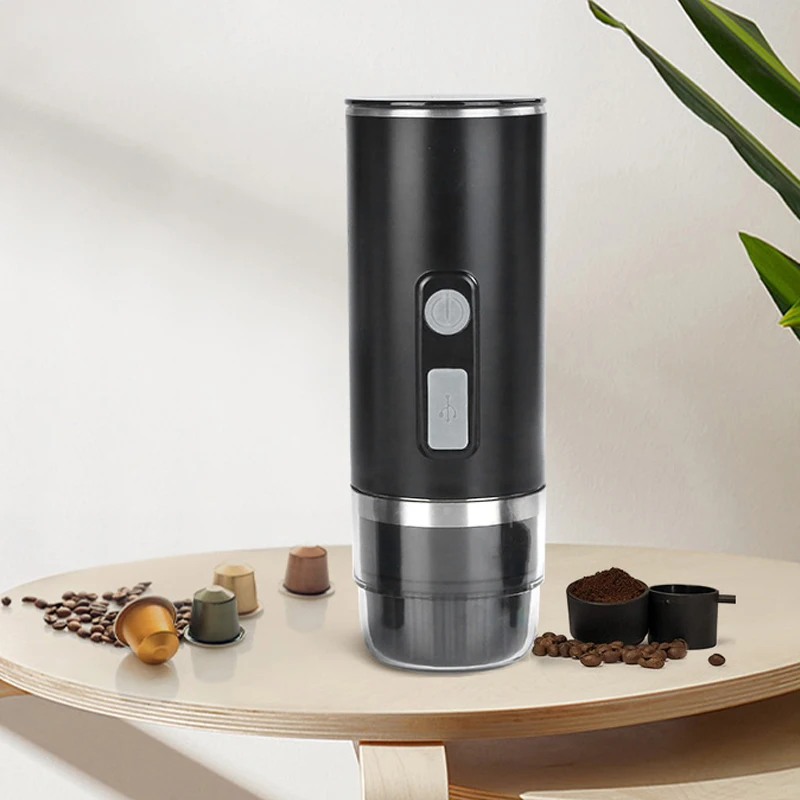 Outdoor Indoor Espresso USB Rechargeable Wireless Coffee Machine Portable Mini 12 V Capsules Coffee Maker Machine For Travel
