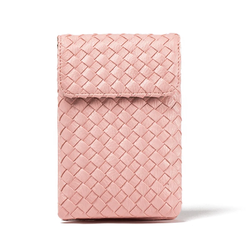 New mini woven cute single shoulder crossbody bag coin purse