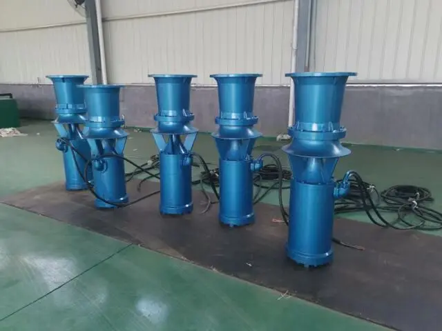 10 12 14 inch outlet large flow water propeller pump cast iron 22hp submersible axial flow pump for river fish pond