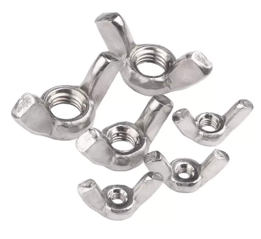 Butterfly Wing Nuts M3 M4 M5 M6 M8 M10 M12 Stainless Steel Wing Nuts Hand Tighten Nut DIN315