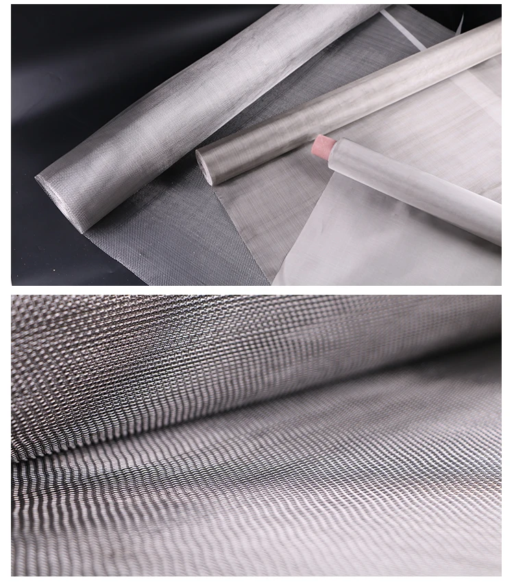 304 316 Stainless steel filter mesh screen 75 90 120 150 180 micron wire mesh