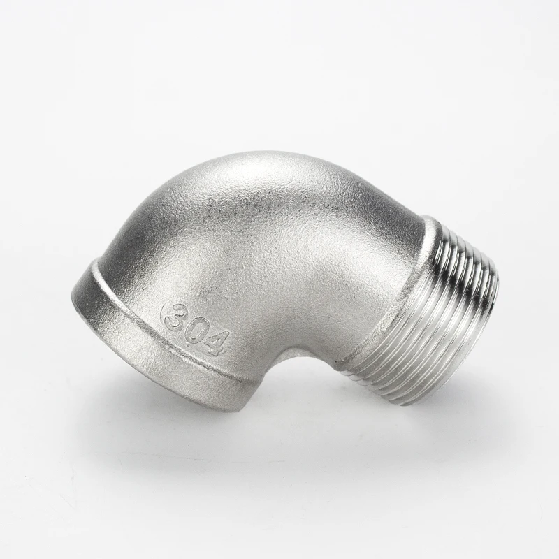 Factory Direct Sale pipe fittings 90degrees pipe nipple fitting sanitary pipe fittings Internal and external elbow