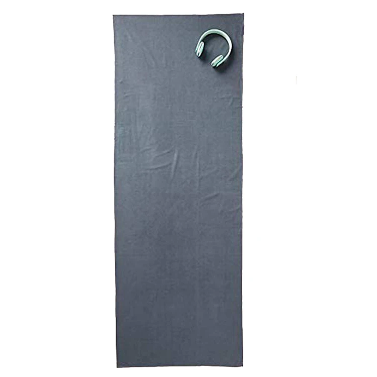 Hot Sale Absorbent Cheap Exercise Cleanable Non Slip Custom Foldable Yoga Mat Towel