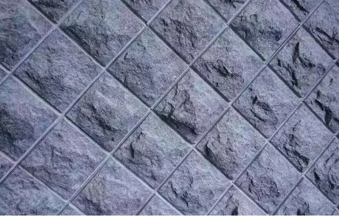 Dark Grey Granite Mushroom Stone 200x400 mm Tiles For Walls