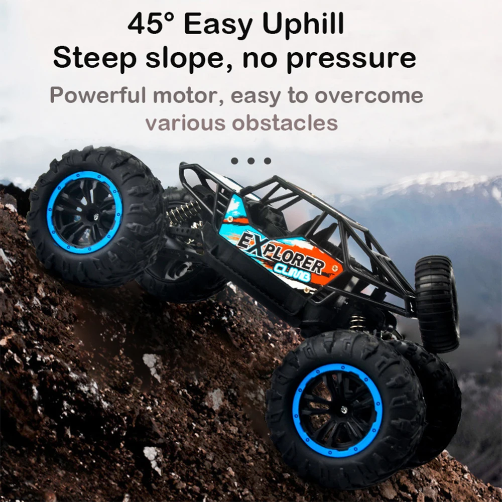 Battery Operated 2.4GHZ Off-road Remote Control Cross country Radio Control  Car Toys RC Vehicle RC Stunt Car For Kids Boy Toy