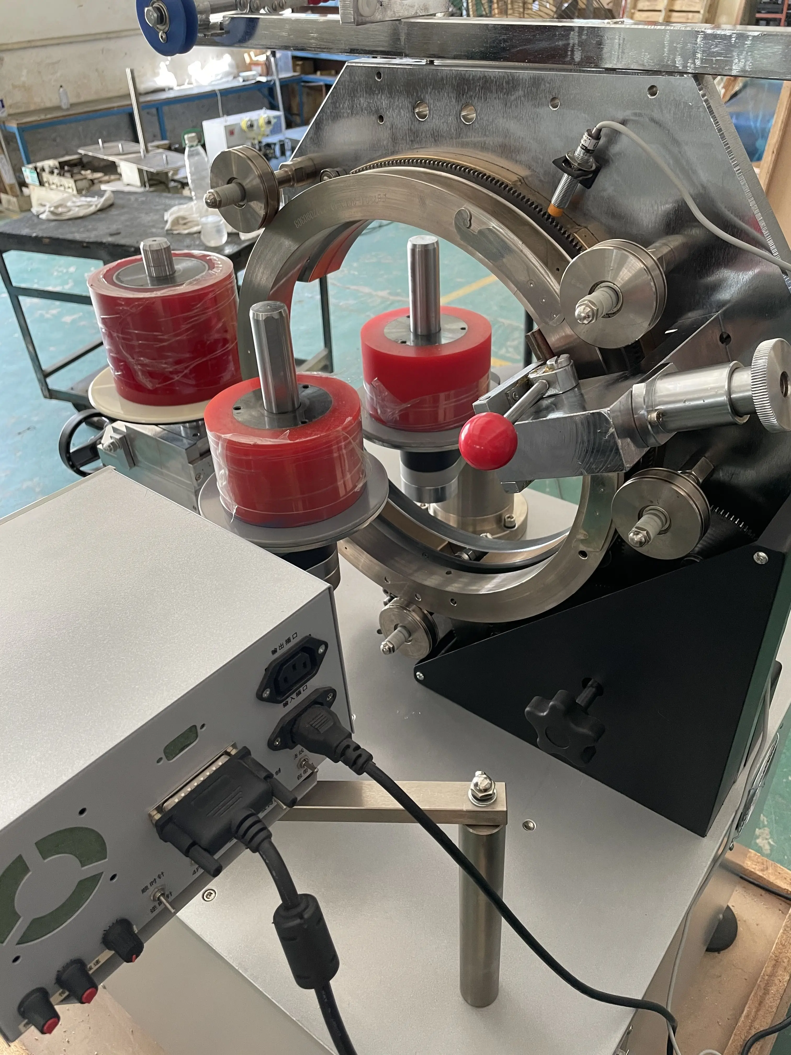 Manual machine for winding transformers toroidal current transformer winding machine