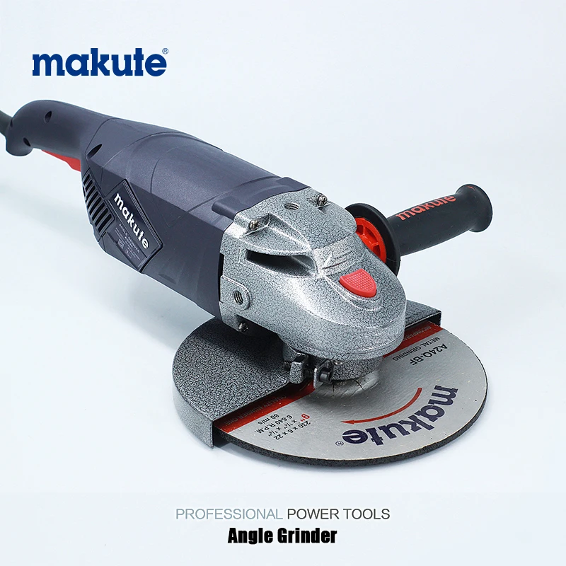 china makute power tool 9inch 230m 2400w  AG026 high quality 801 electric angle grinder with soft-start