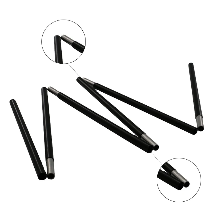 Professional Manufacturer Spraying Oxidation Outdoor Tarp Poles 8Mm Camping Portable Tent Pole
