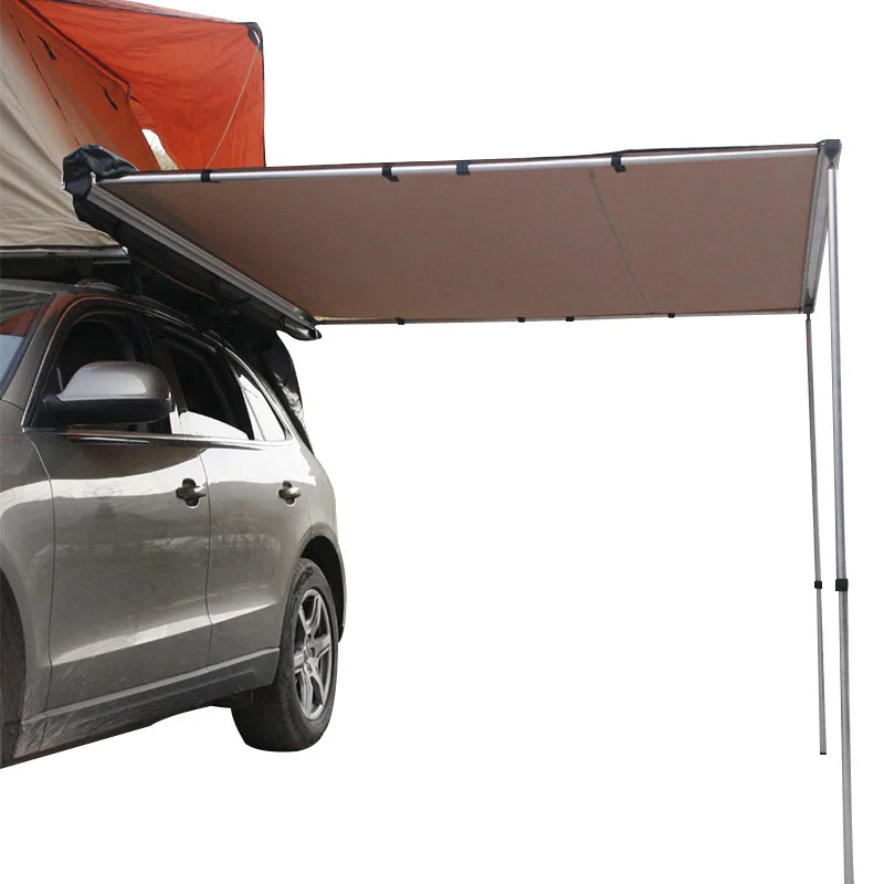 Outdoor 4x4 retractable camping trailer rooftop tent awning Truck Vehicle Over Land aluminum case car side awning