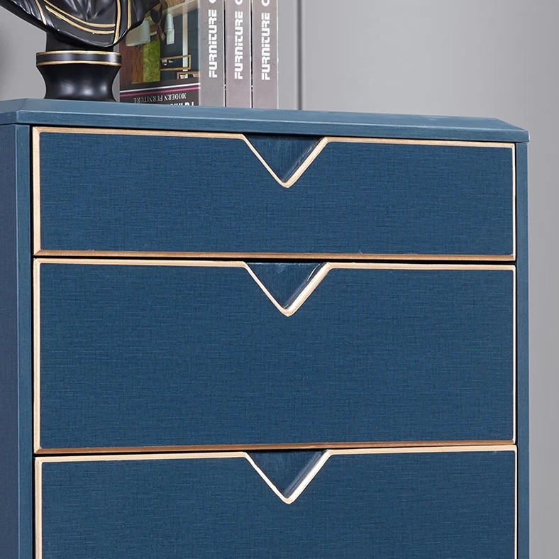 
2021 Wooden Home Living Room Furniture Set Side Cabinet 5 Chest Kitchen Side 4 Drawers Cabinet for Home Office 