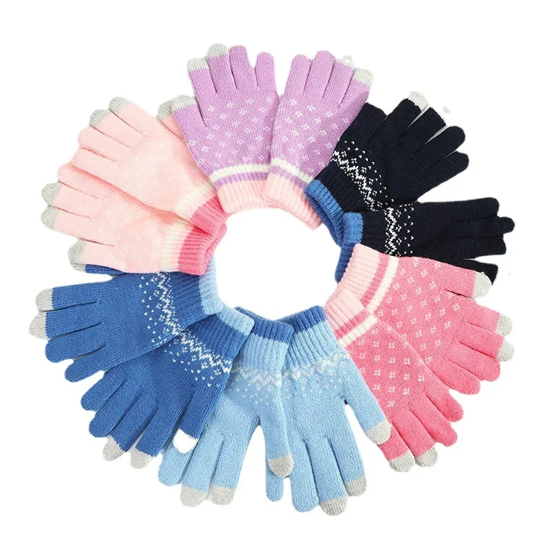 Fleece Thermal Windproof Touch Screen Gloves Winter Warm Outdoor Sports Gloves