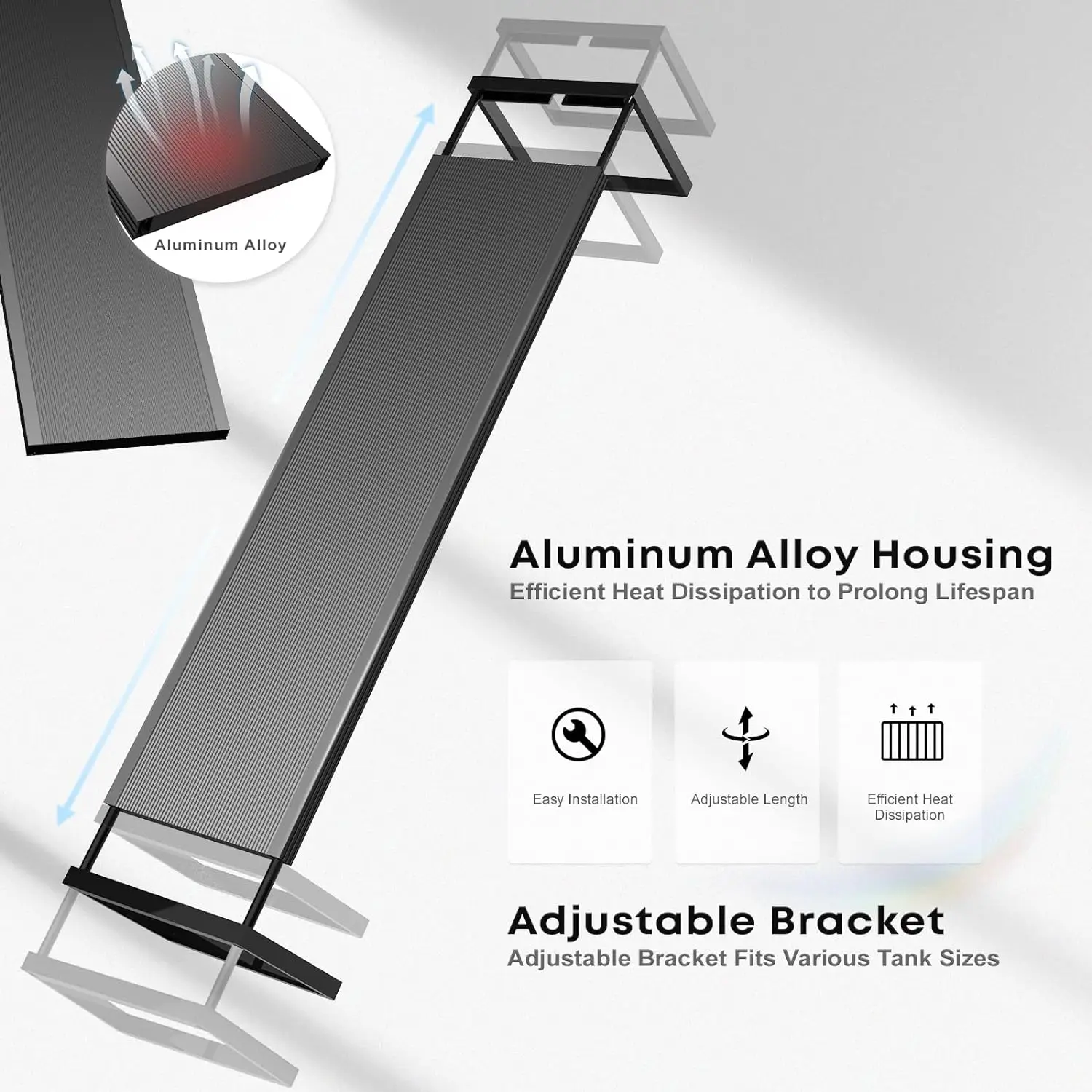 Nemolight 24W 36W 60W 72W Extreme Series Aquarium Light Smart App Control For Planted Tank