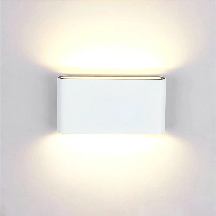 Modern Nordic Up and Down Aluminum Decorate Wall Indoor Bedroom Wall Light Led Waterproof IP65 Outdoor Wall Lamps Fixture