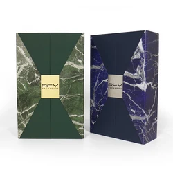Chinese made high quality wholesale luxury wine gold cognac whisky magnetic folding cardboard gift box