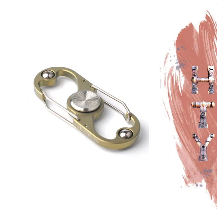 OEM EDC titanium alloy multipurpose game hand fidget spinner