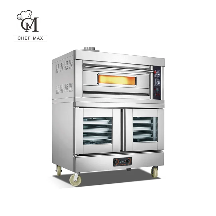 
Industrial Custom Bakery Equipment Bread Gas Baking Oven with Dough Fermentation 