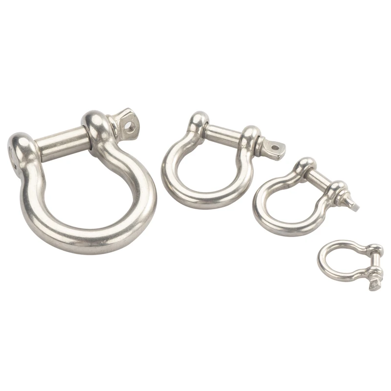 High Receiver Bow Shackle Bolt Type With Safety Pin Bolt Type High strength forged Bow Shackle bolt shackle made in china