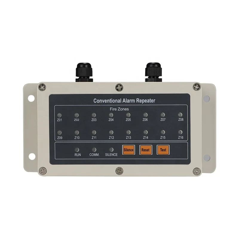 Remote control conventional fire alarm repeater panel