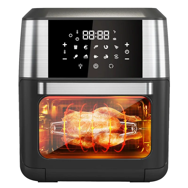 24 Qt большой емкости аэрофритюрница для приготовления блюд без печь со светодиодным цифровым сенсорным экраном аэрофритюрница для приготовления блюд без печь 1800 Вт аэрофритюрница для приготовления блюд без конвекционная печь комбо с поддержкой Wi-Fi