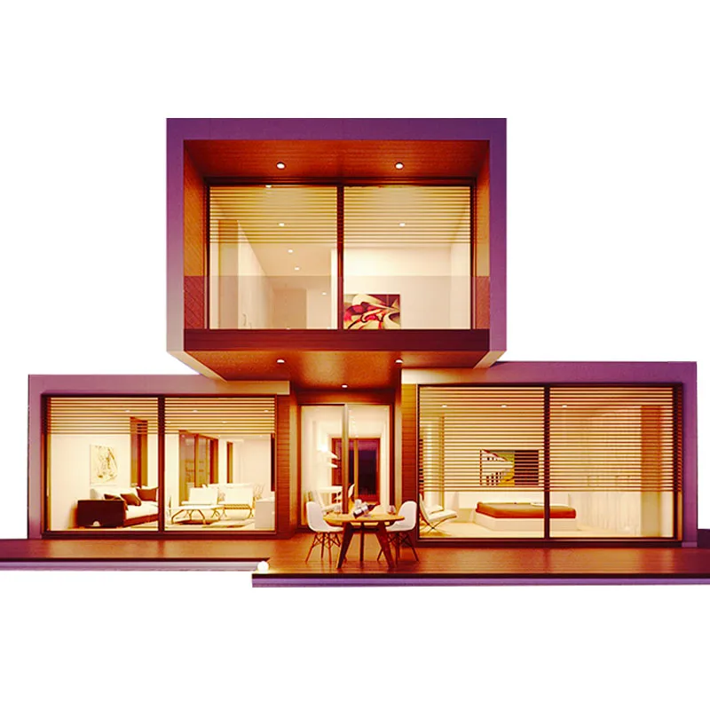 Длительный срок службы стабильные сборные дома виллы