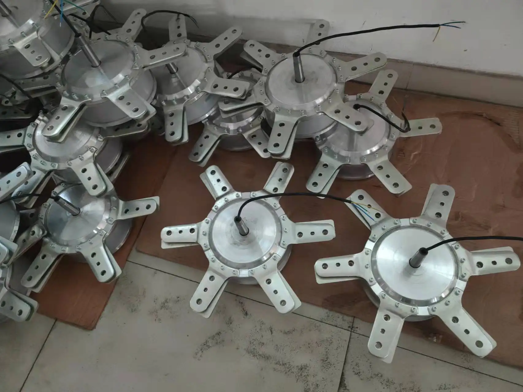 WEIYU 12FT Air Cooler Electric Fan PMSM HVLS Wholesale Price Ceiling Fan Ceiling