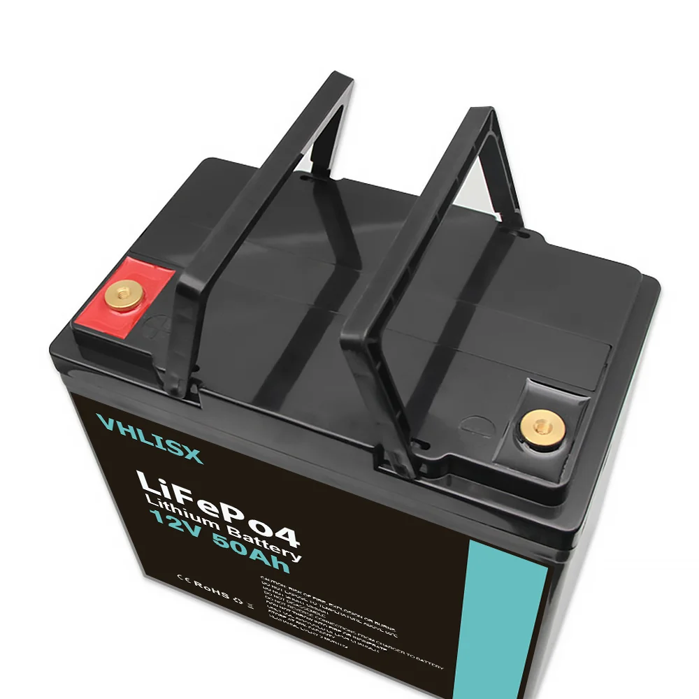 12V 50Ah Lifepo4 Battery Pack 12v 50Ah Lifepo4 Lithium Ion Battery for Solar RV golf carts