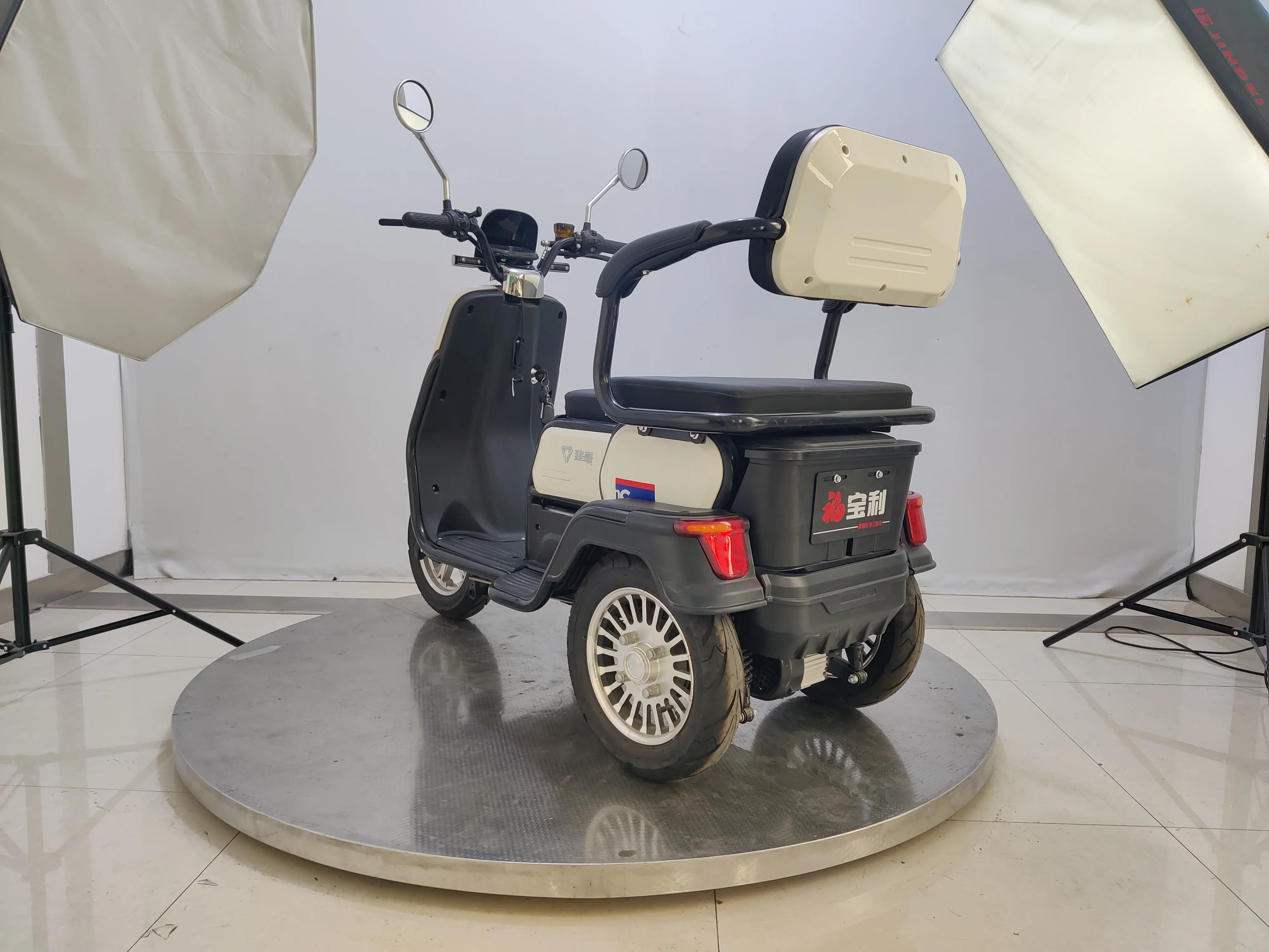 Vimode  most popular 72v 1000w low speed safety electric moto long battery life tricycle for adults
