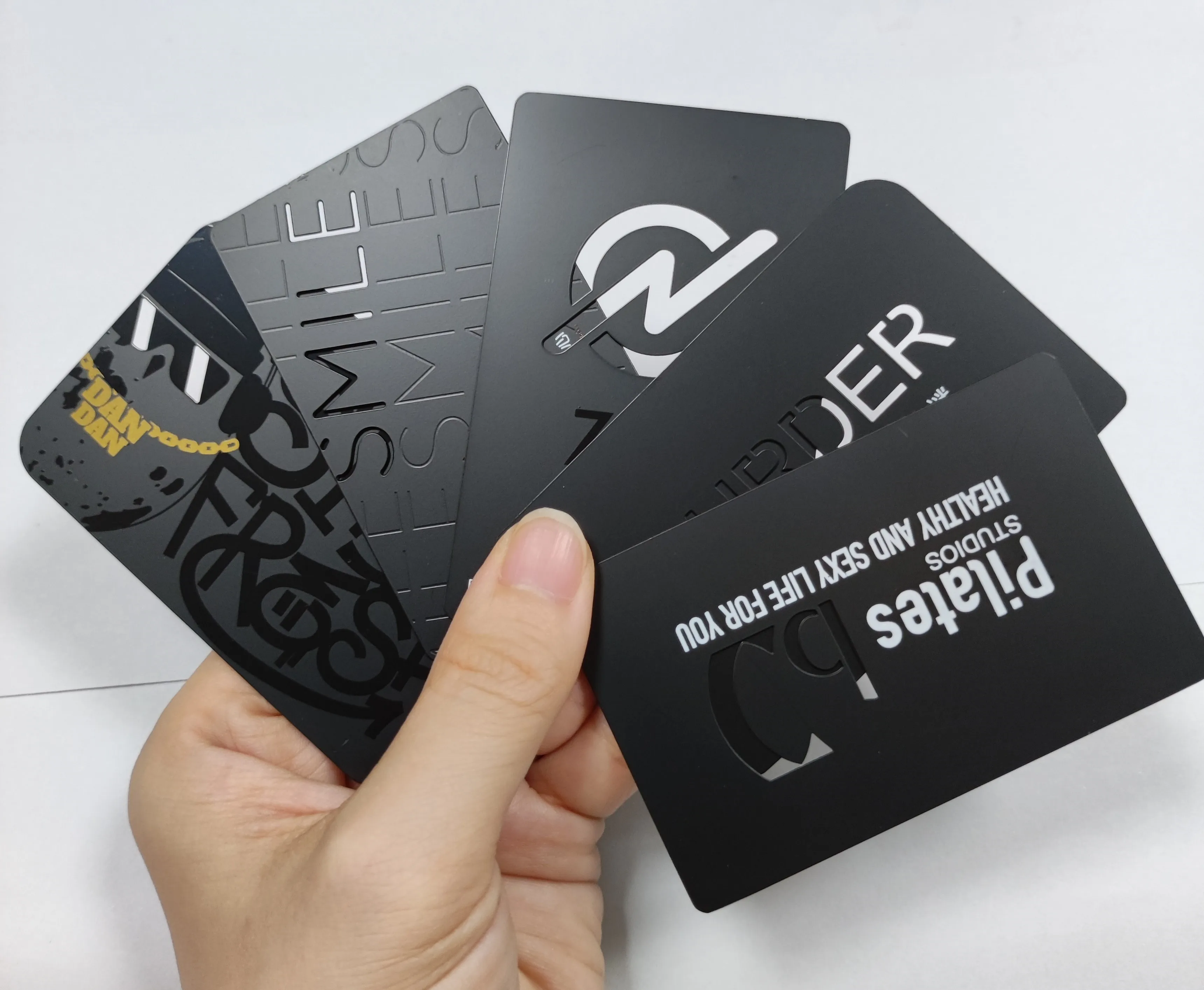 Steel Business Card  Laser Cut Metal Card Stainless Steel Metal