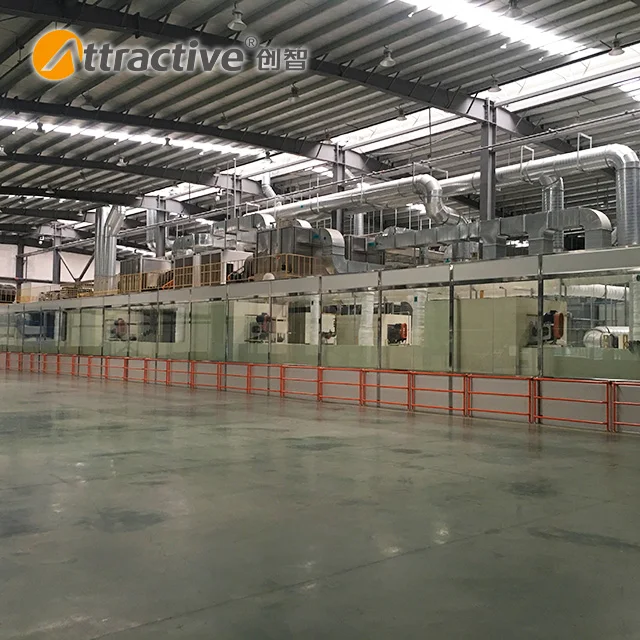 EAC certification cookware enamel coating line electrostatic spraying production line oxidation coating line