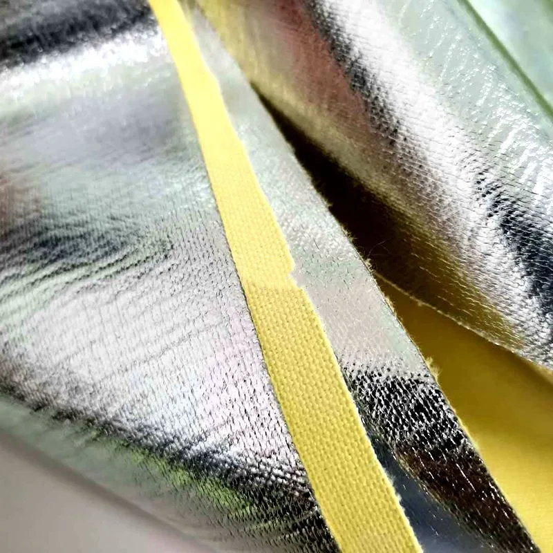 Aramid fabric High Temperature Resistant Heat Resistant for welders with aluminum coating
