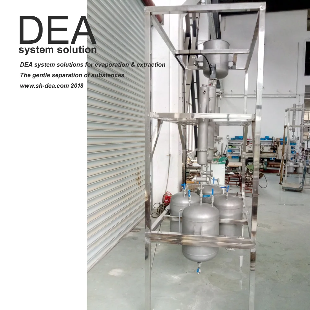 DEA-BML-20  Hydraulic Thin Film Evaporator Agitated  Extracting Oil Purification Plant Whole Process Line Equipment