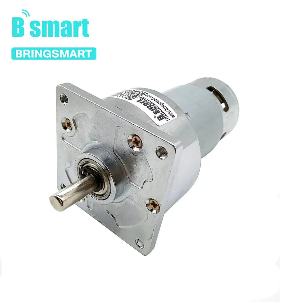 BringSmart 60GA775 12v dc gear motor 50kg cm right angle high torque accurate ball bearing for Electric tools power gear motor