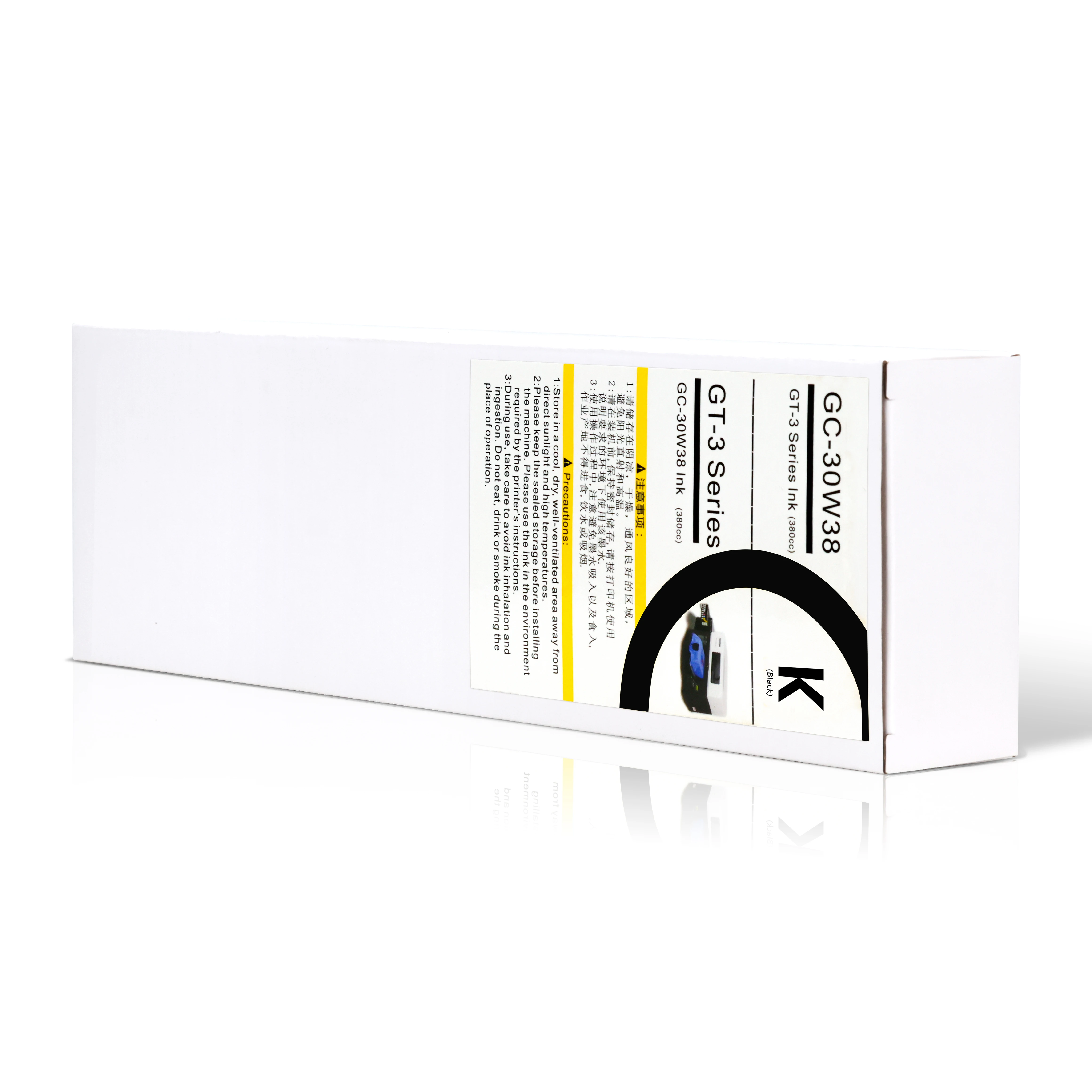 Xcellent High quality 380ml 5 Colors DTG bag ink Textile Ink For Brother GT381 GT341GT361 DTG Printer