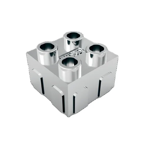 Dongguan factory custom the electroplate coated 2*2 brick blocks conductive brick with perfect quality and reasonable price