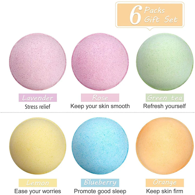 wholesale best-selling suitable for people of all age bath bombs set fizzy bath bomb