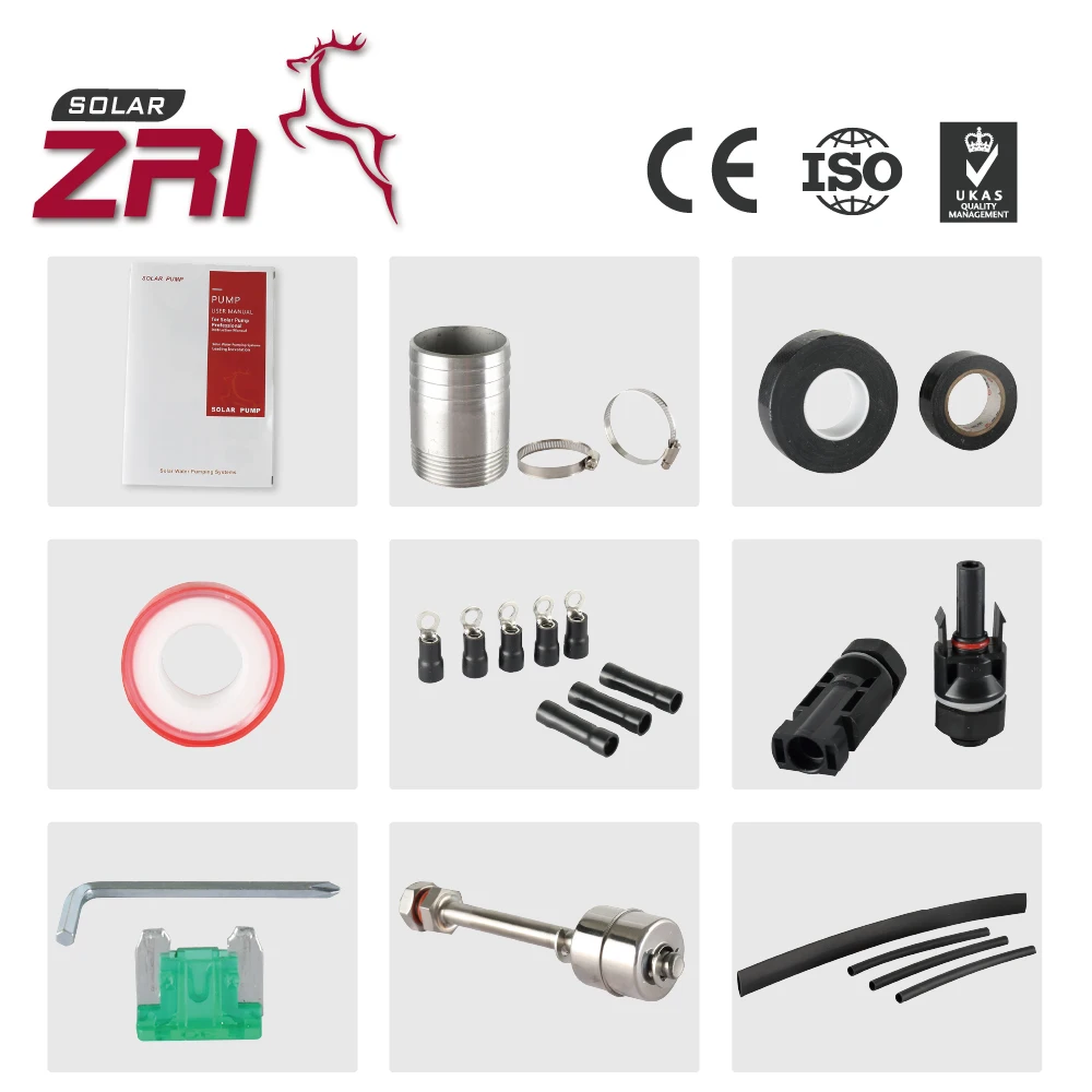 ZRI DC 3HP Conventional Surface Solar Water Pump