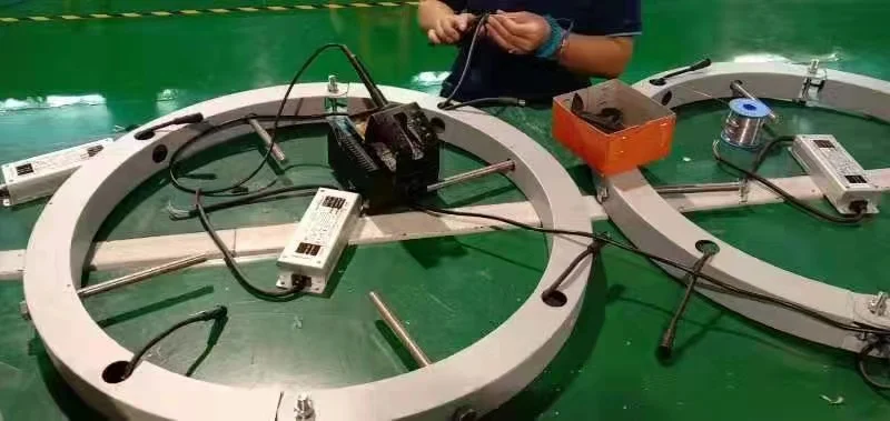 7New Design Best Quality Ring Tree Outdoor Spot Lights DC24V AC220V Mono Color RGBW IP66 Hug Tree Lights