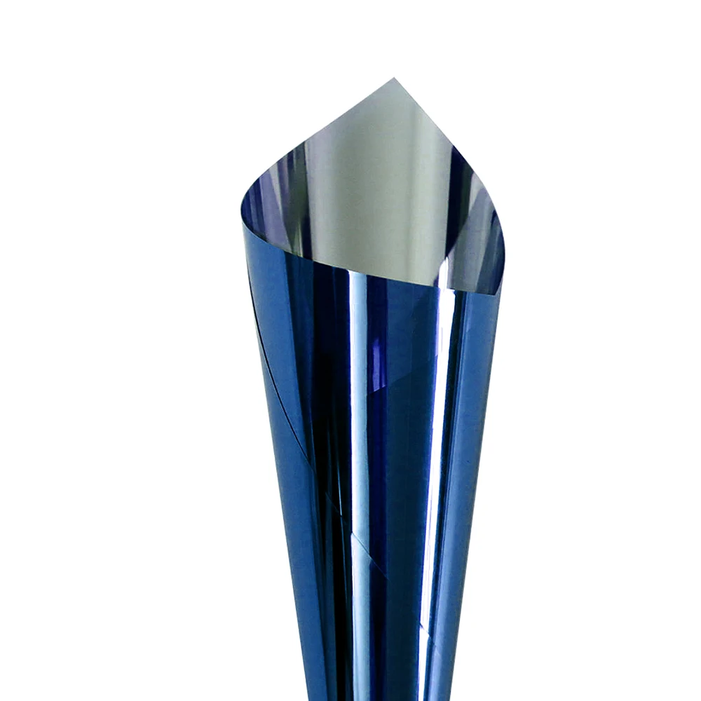 Privacy Protection Sun-control Silver Deep Blue Building-film Uv Window Tint Film for Building windows