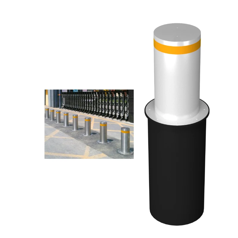 Electric Parking Bollard, 219mm Heavy Duty with Anti-Ram Raid Protection for Secure Parking and Access Control
