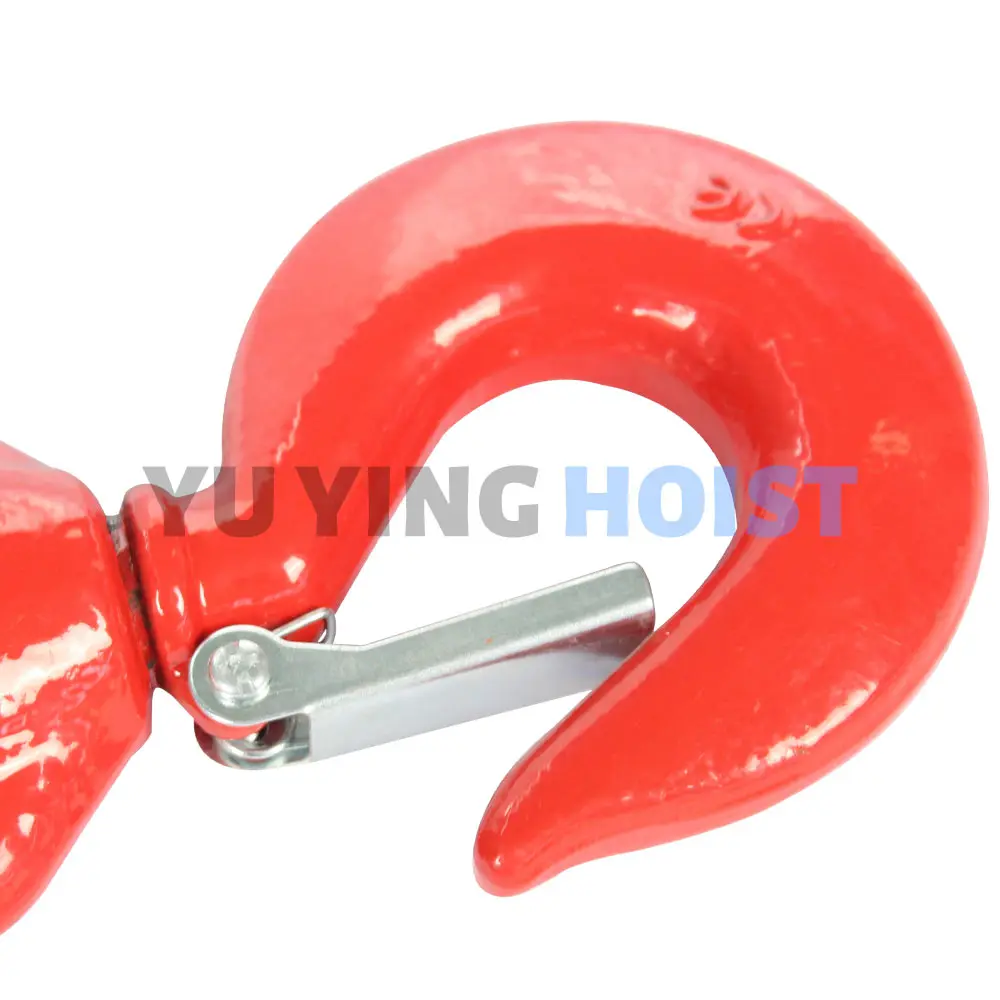 Heavy Duty Lifting Sling Hook Rotary Self Locking Safety Hook