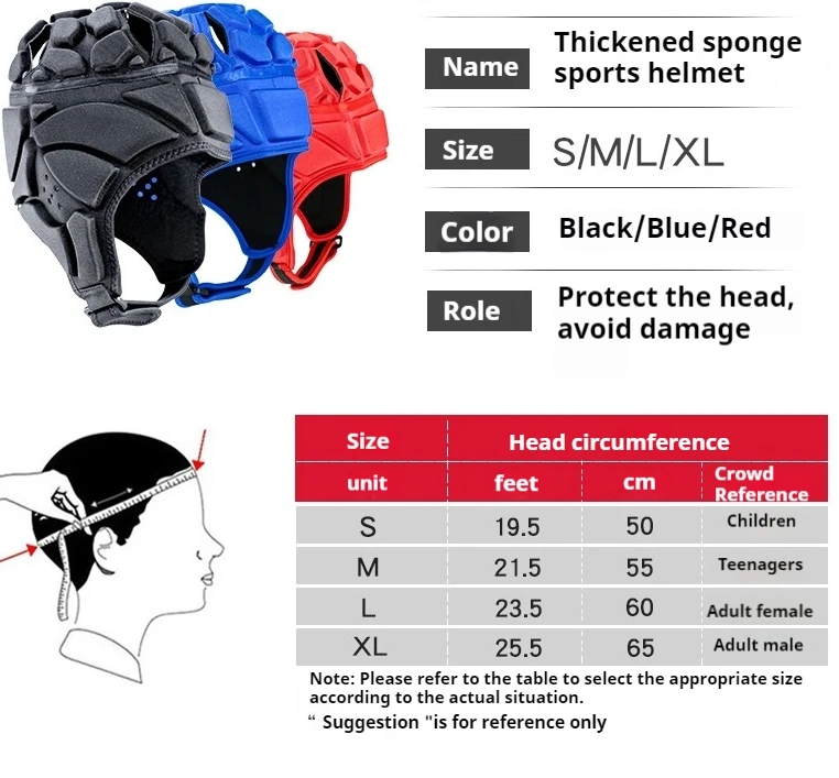 Professional Football Soccer Goalkeeper Headgear Comfortable Sports Rugby Crash Helmet
