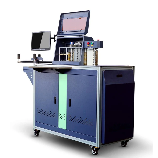 DH-5150 Top quality 3d metal letter making machine and China automatic letter channel letter bending notching machine for sale