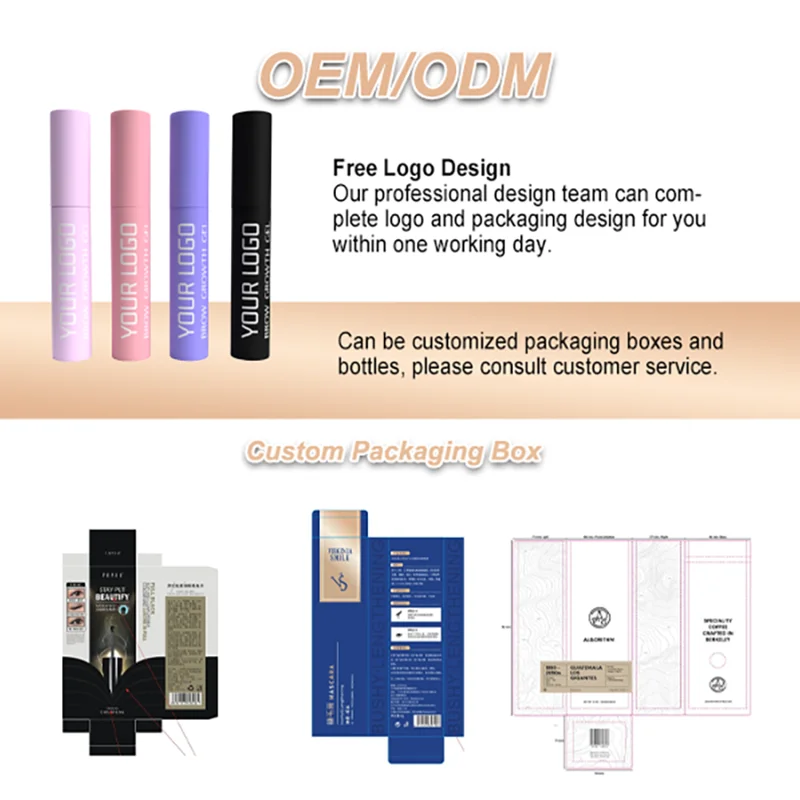 Private Label Cosmetic Empty Tube Containers For Brow Gel Organic Strong Hold Vegan Waterproof Eyebrow Styling Lamination Gel