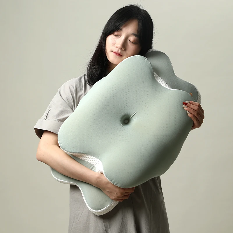 Hnos bed pillows for sleeping - queen size sponge pillow cervical Rectangle memory foam Bed Pillows For Bedroom