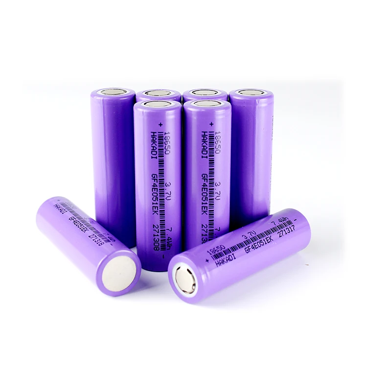 HAKADI 3.7V 2000mah A Grade 18650 Lithium-ion  Rechargeable Batteries for Electric scooters Bike Fans Drones Energy Storage