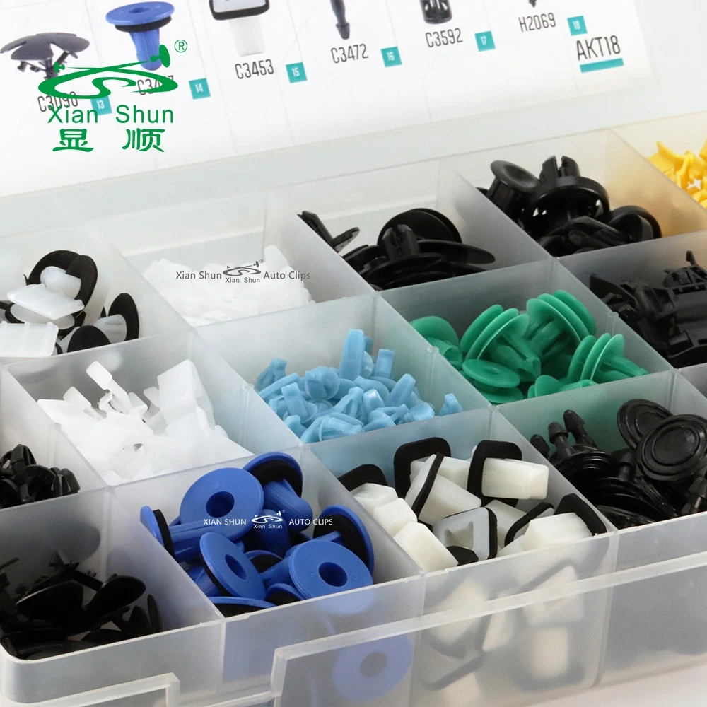XianShun 698pcs Assortment Kits Car Fastener Clips for HONDA XR-V XRV 2015~2021 Universal Car Repair Assorted kit