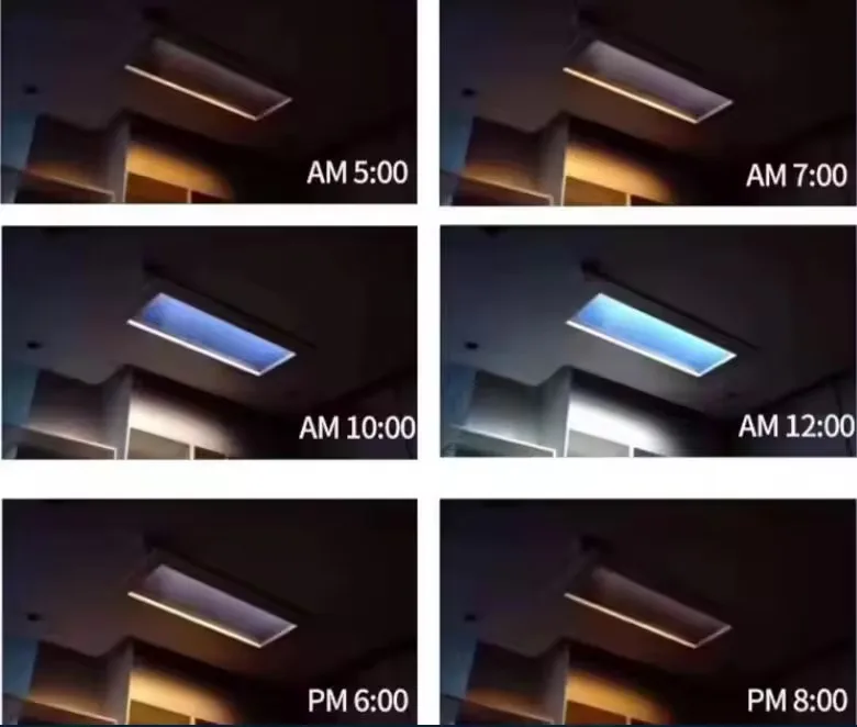 High-Grade Led Smart Ceiling Light Roof Tuya APP Blue Sky Panel Light Ceiling Panel Artificial Skylight