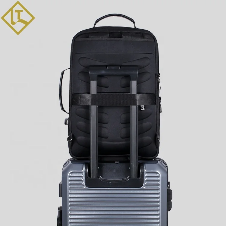 Waterproof laptop anti-theft custom leather rucksack backpack bags travel for men