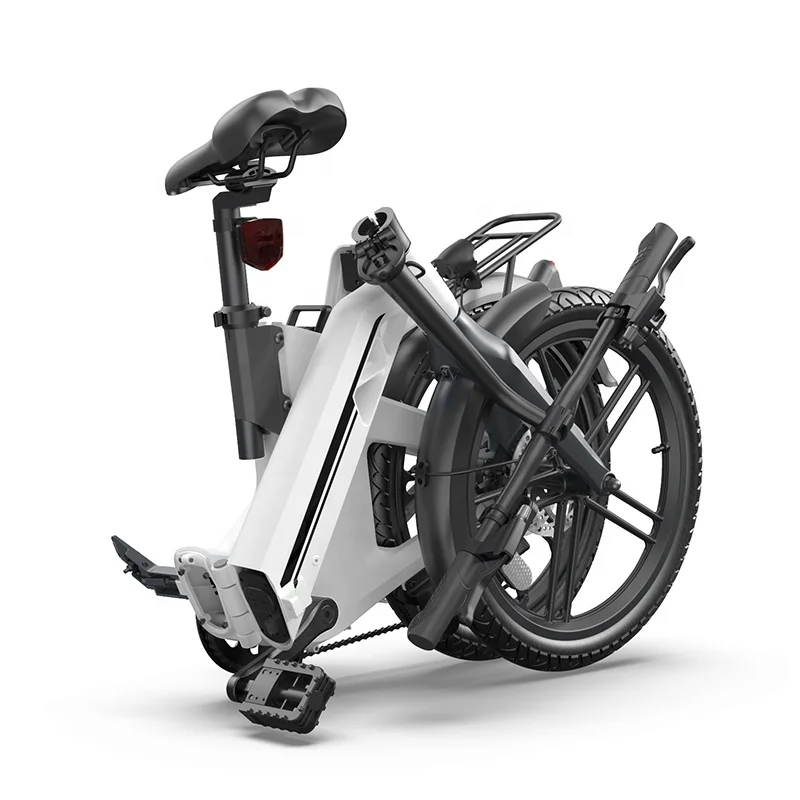 disc brake folding electric bike 20 inch electric bike eu warehouse bicycle rear suspension e bike foldable with Three Modes