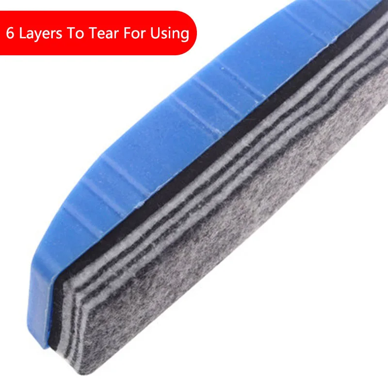 Multiple Color Magnetic White Black Board Plastic Felt Dry Eraser With Pen Slot